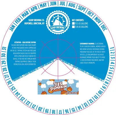 Yes Pumpkin label
