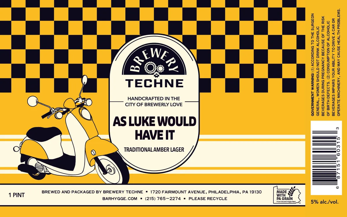 As Luke Would Have It — full label as filed with TTB