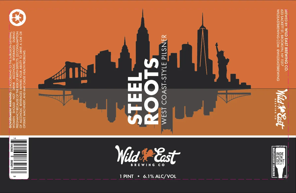 Steel Roots — full label as filed with TTB