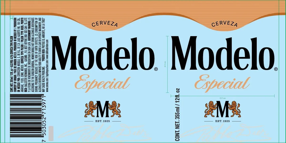 Modelo Especial label