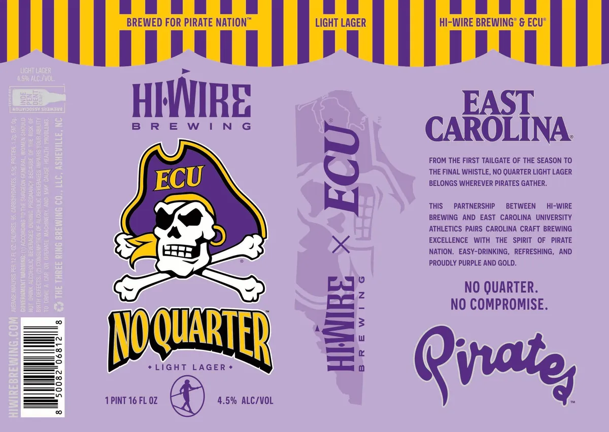 No Quarter — full label as filed with TTB