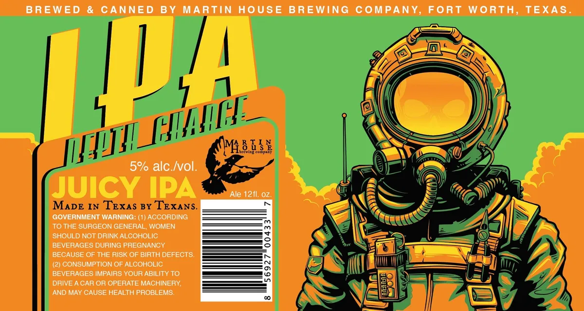 Depth Charge — full label as filed with TTB