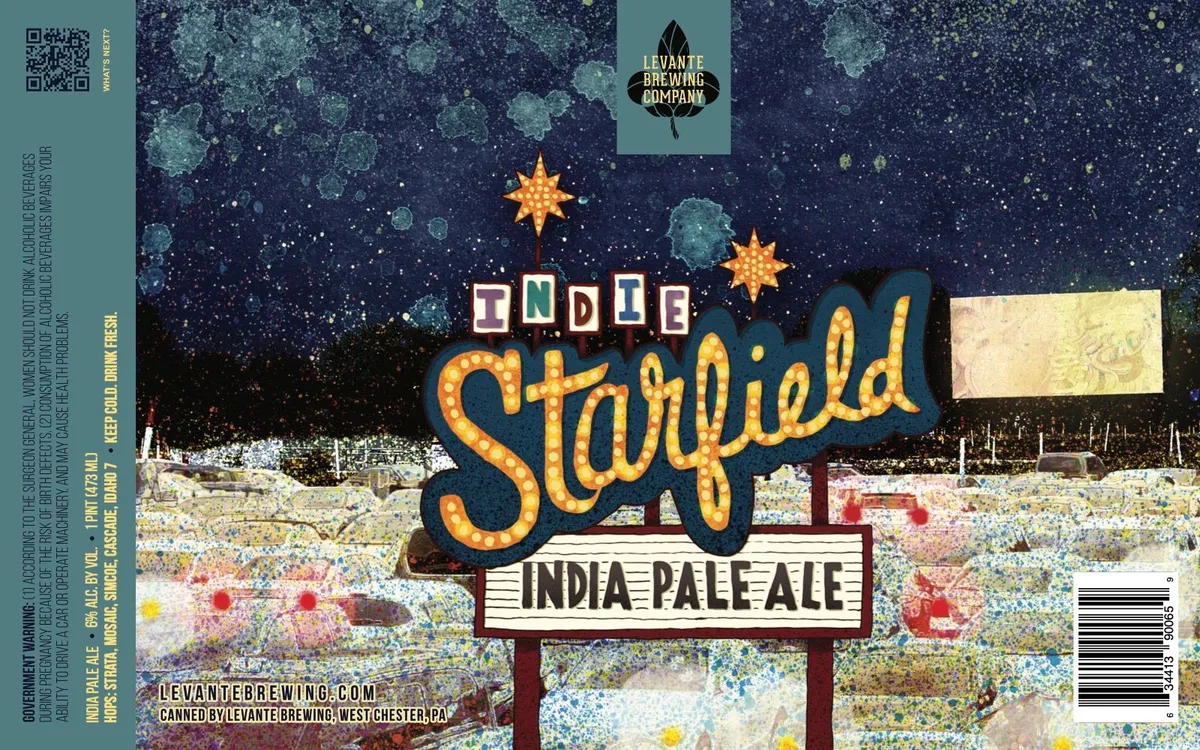 Indie Starfield India Pale Ale — full label as filed with TTB