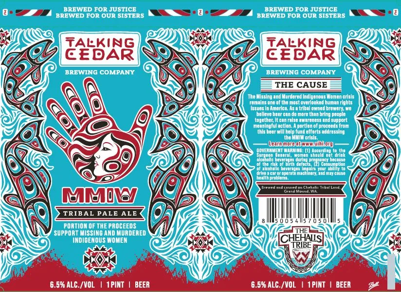 MMIW Tribal Pale Ale — full label as filed with TTB