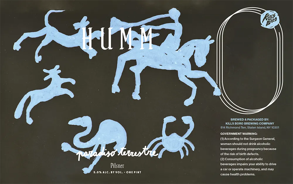 Humm Paradiso Terrestre — full label as filed with TTB