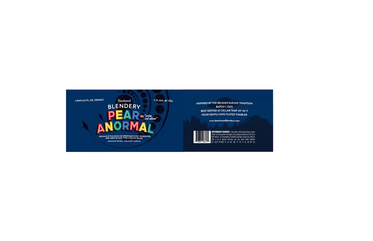 Pear-Anormal — full label as filed with TTB
