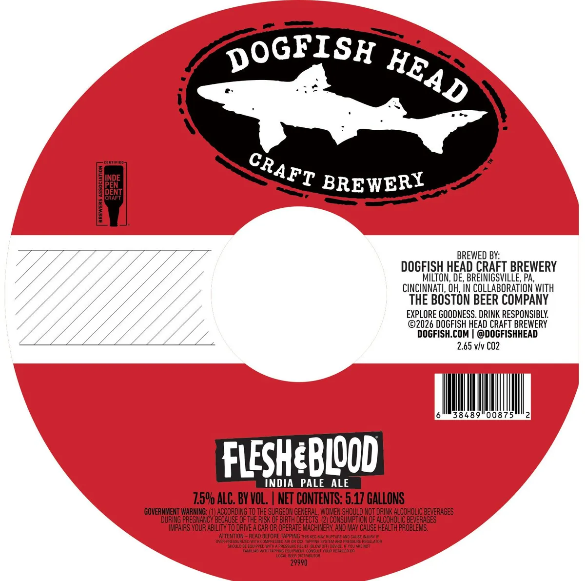 Flesh and Blood — full label as filed with TTB