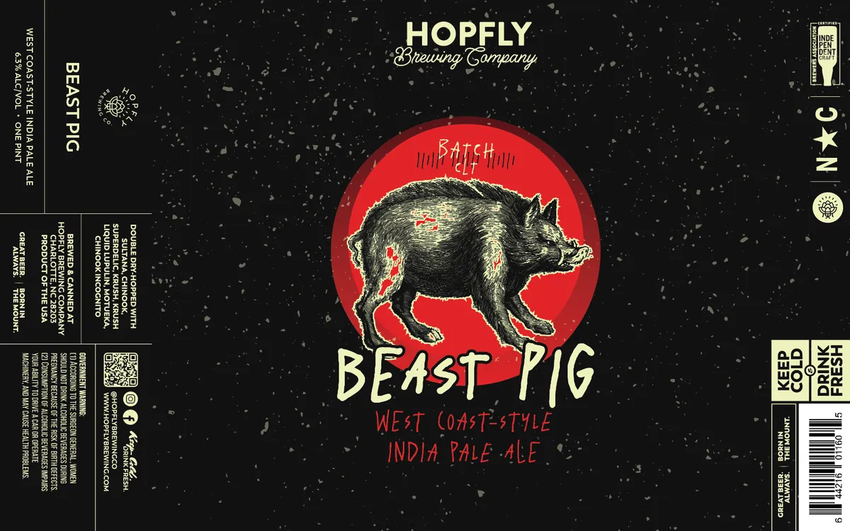 Beast Pig — full label as filed with TTB