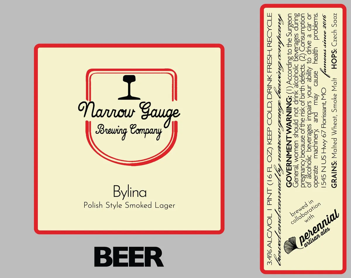 Bylina — full label as filed with TTB