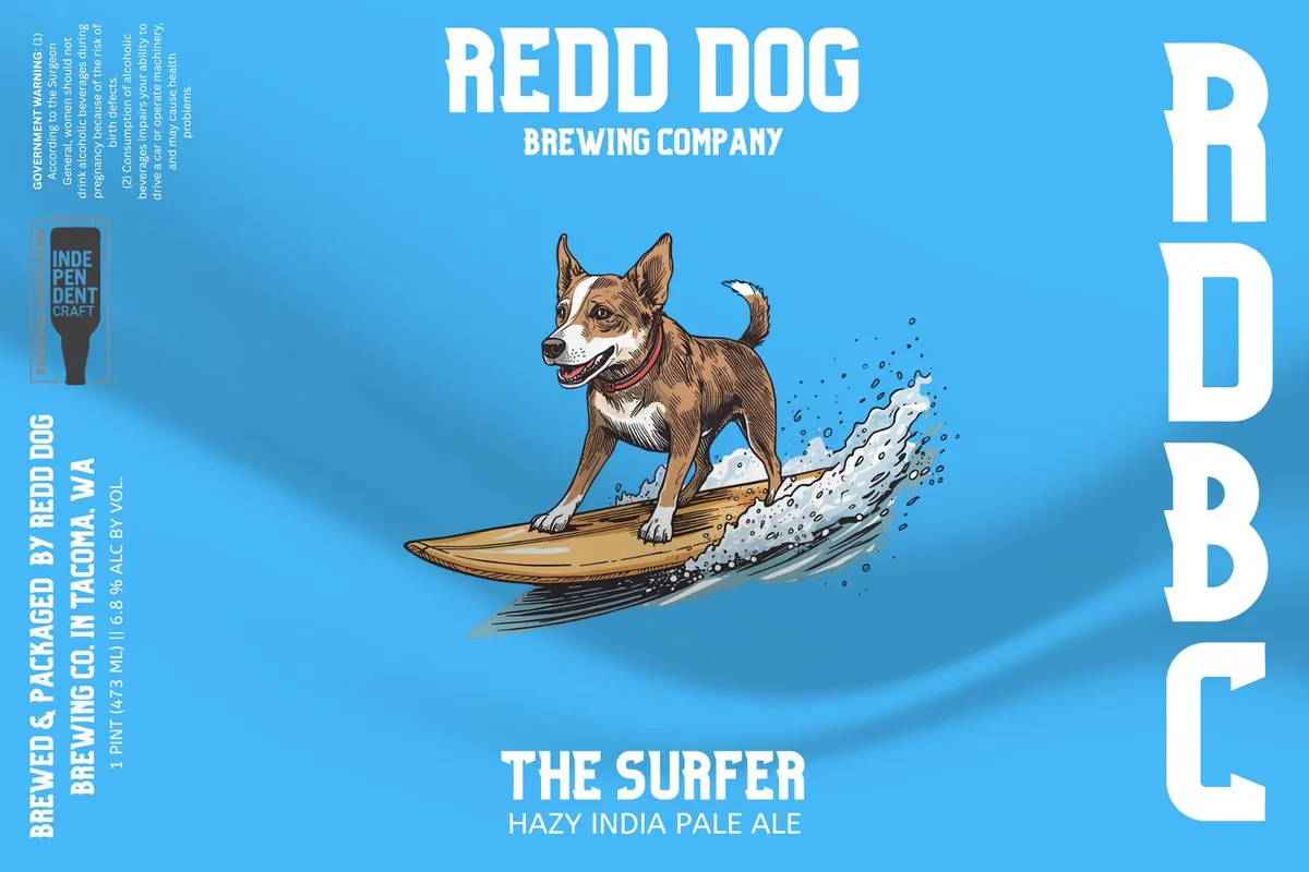 The Surfer — full label as filed with TTB