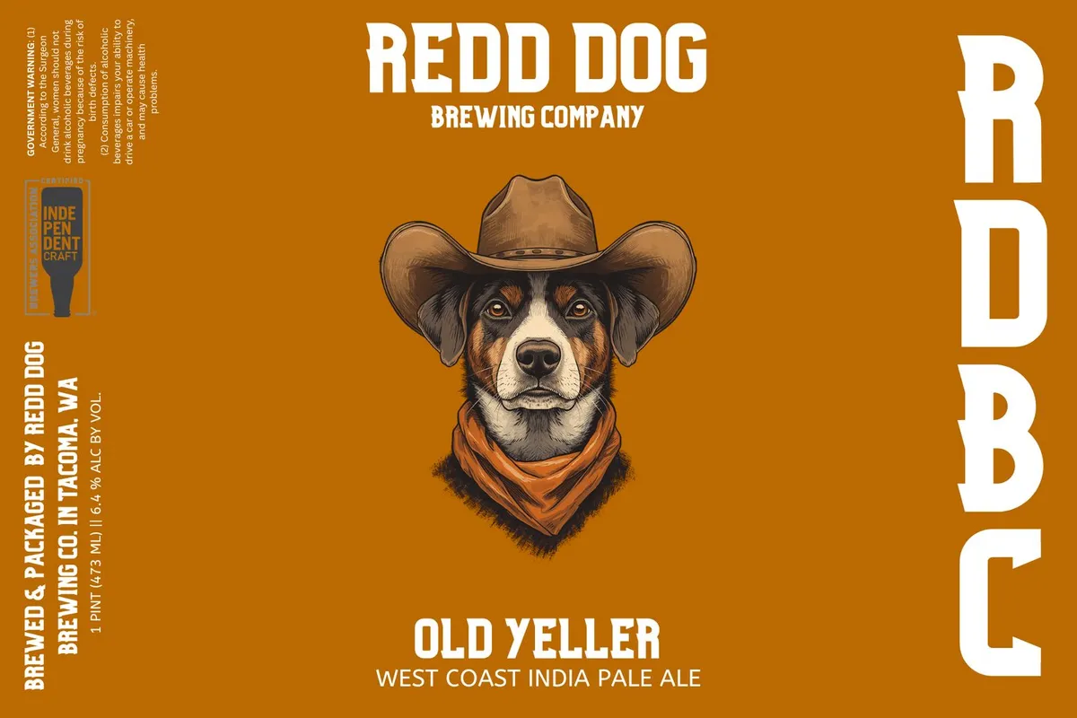 Old Yeller — full label as filed with TTB