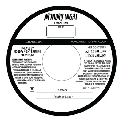 Festbier label