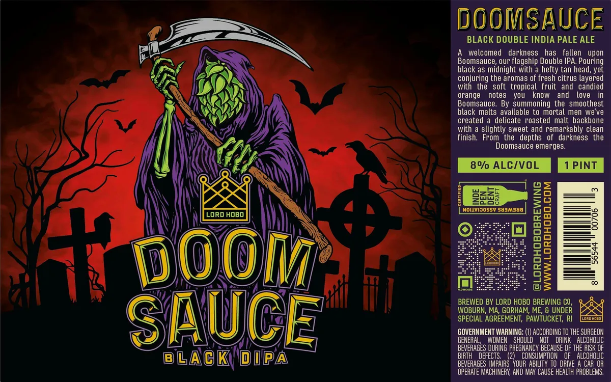 Doomsauce — full label as filed with TTB