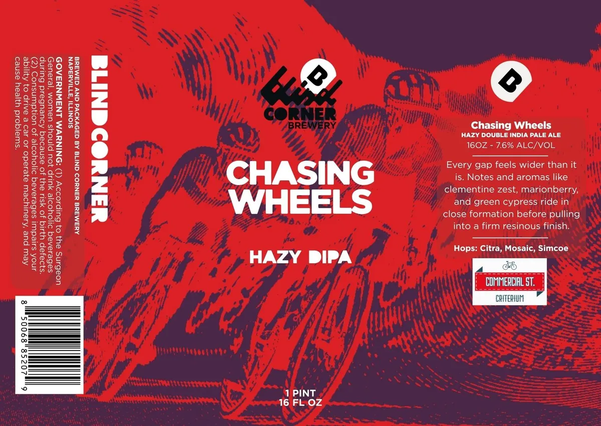 Chasing Wheels — full label as filed with TTB