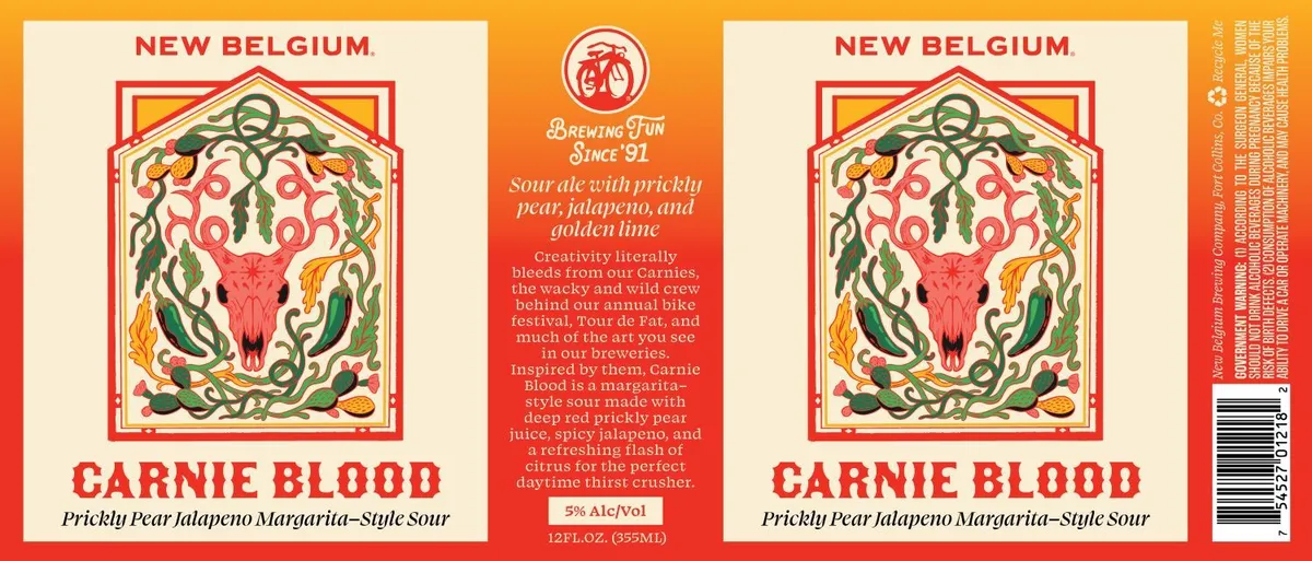 Carnie Blood — full label as filed with TTB