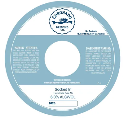 Socked In label