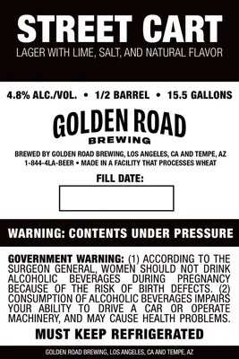 Street Cart label