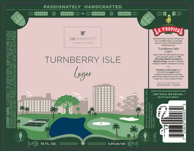 Turnberry Isle Lager label
