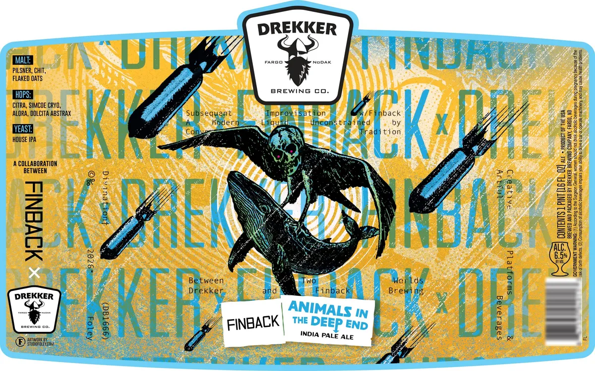 Animals In The Deep End — full label as filed with TTB