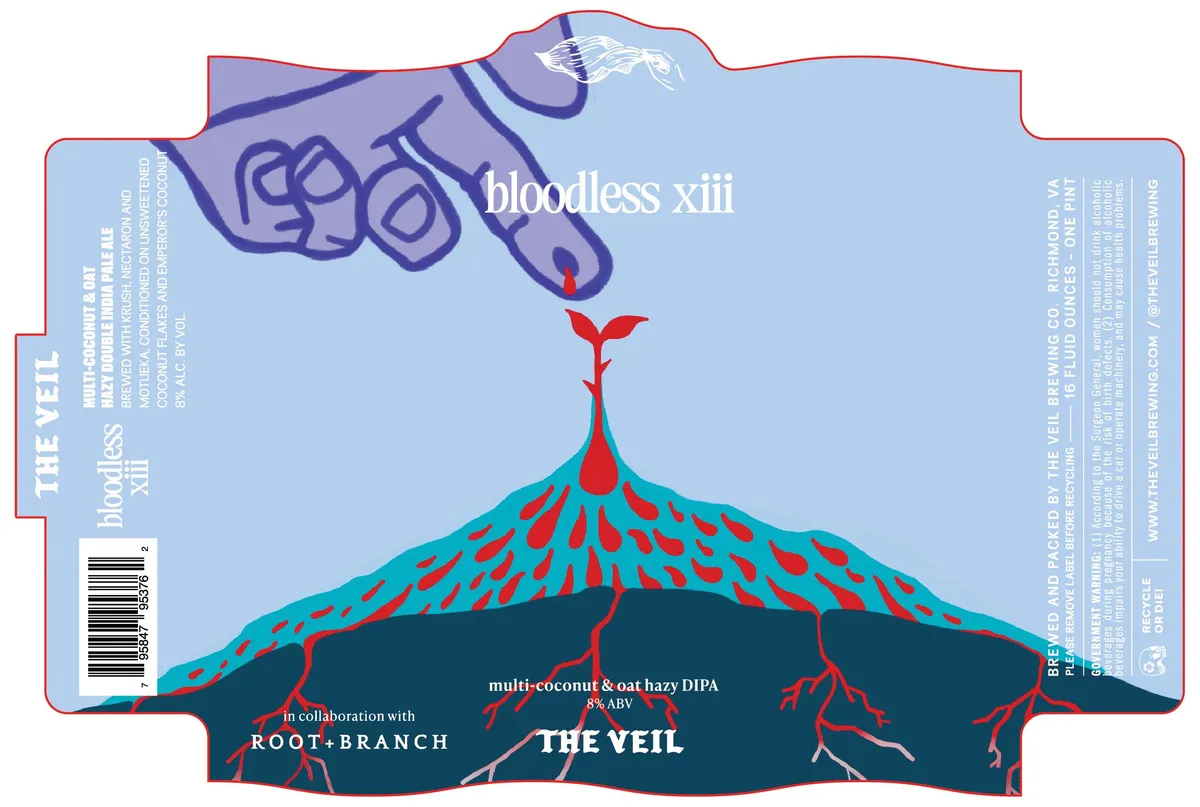 Bloodless XIII — full label as filed with TTB