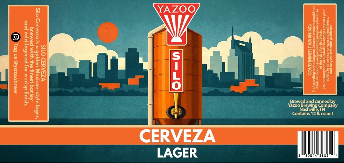 Silo Cerveza Lager — full label as filed with TTB