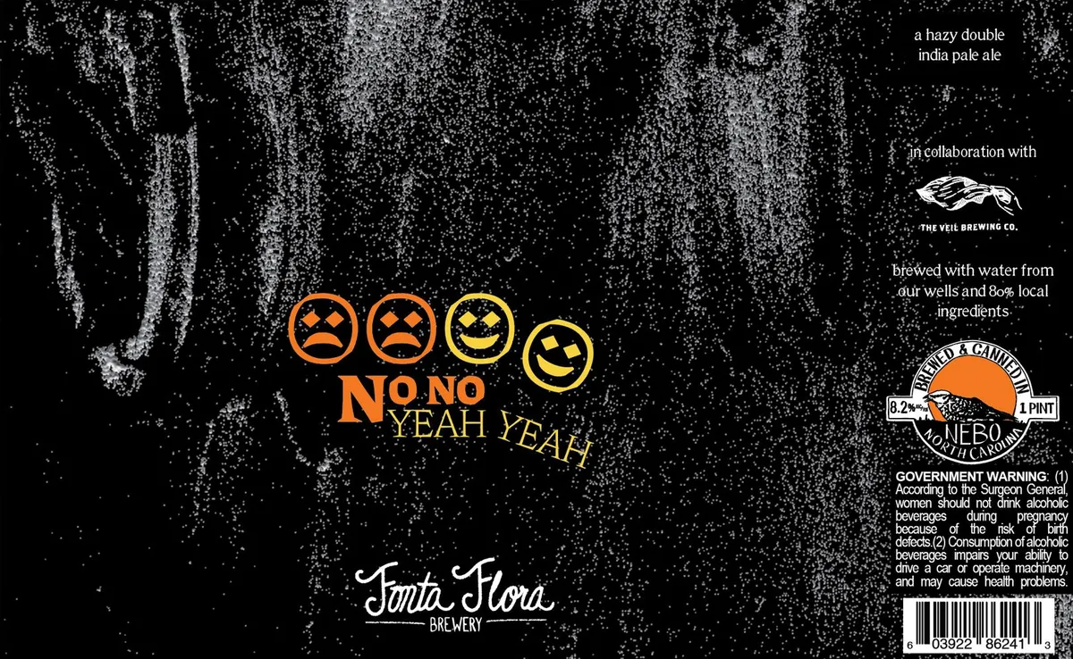 No No Yeah Yeah — full label as filed with TTB