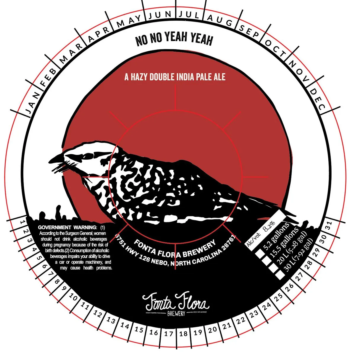 No No Yeah Yeah — full label as filed with TTB