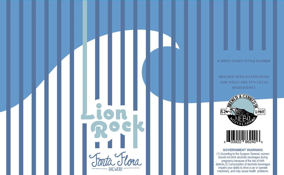 Lion Rock — full label as filed with TTB
