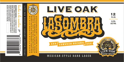Live Oak La Sombra label