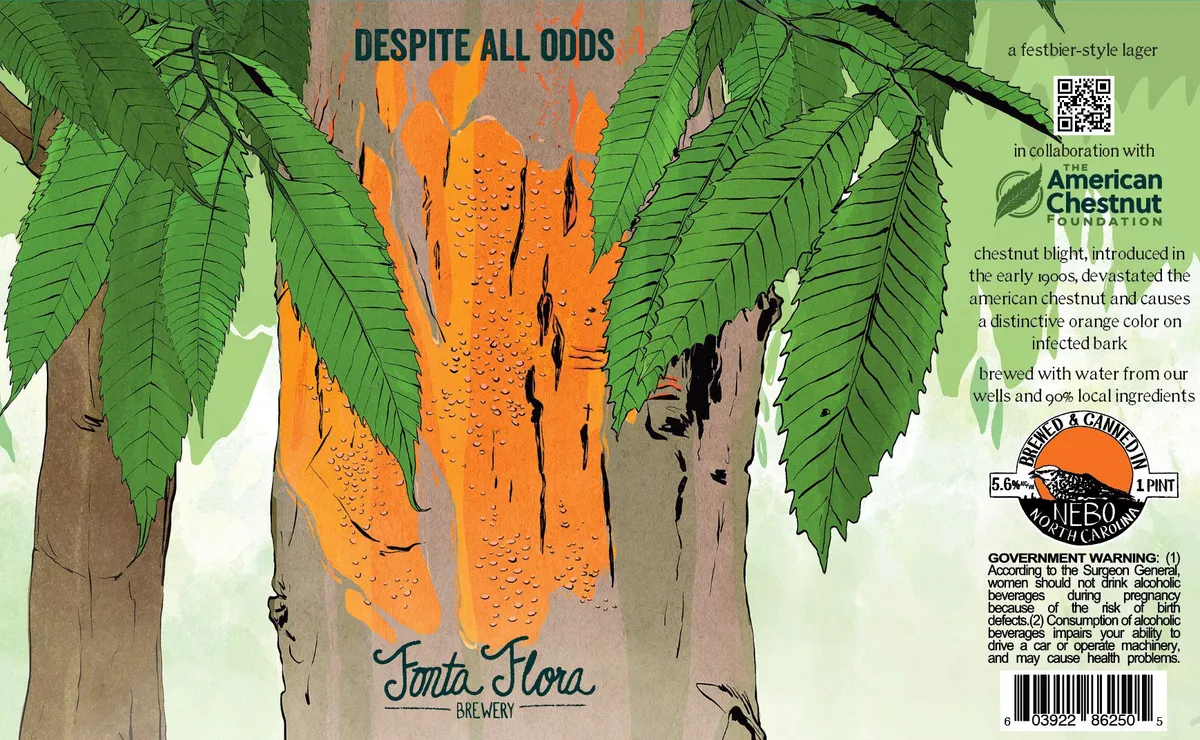 Despite All Odds — full label as filed with TTB