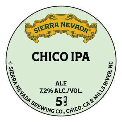 Chico IPA label