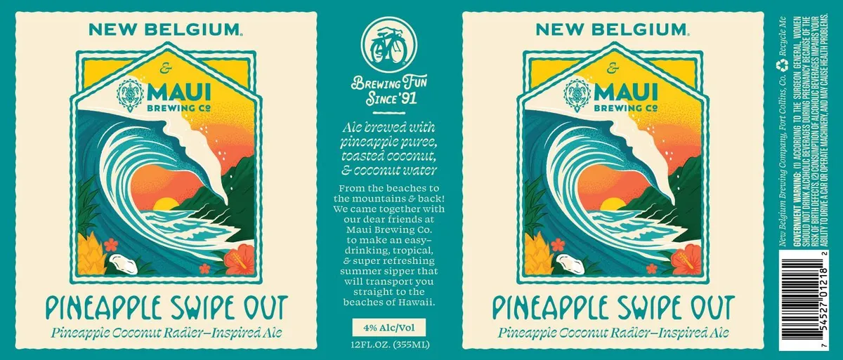 Pineapple Swipe Out — full label as filed with TTB