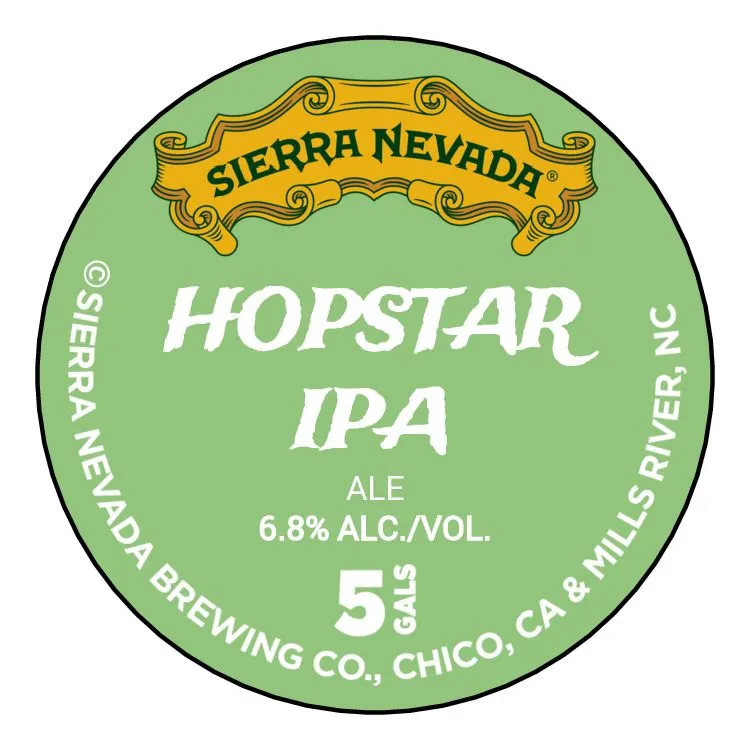 Hopstar IPA — full label as filed with TTB