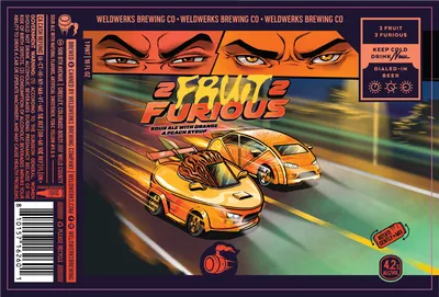2 Fruit 2 Furious label