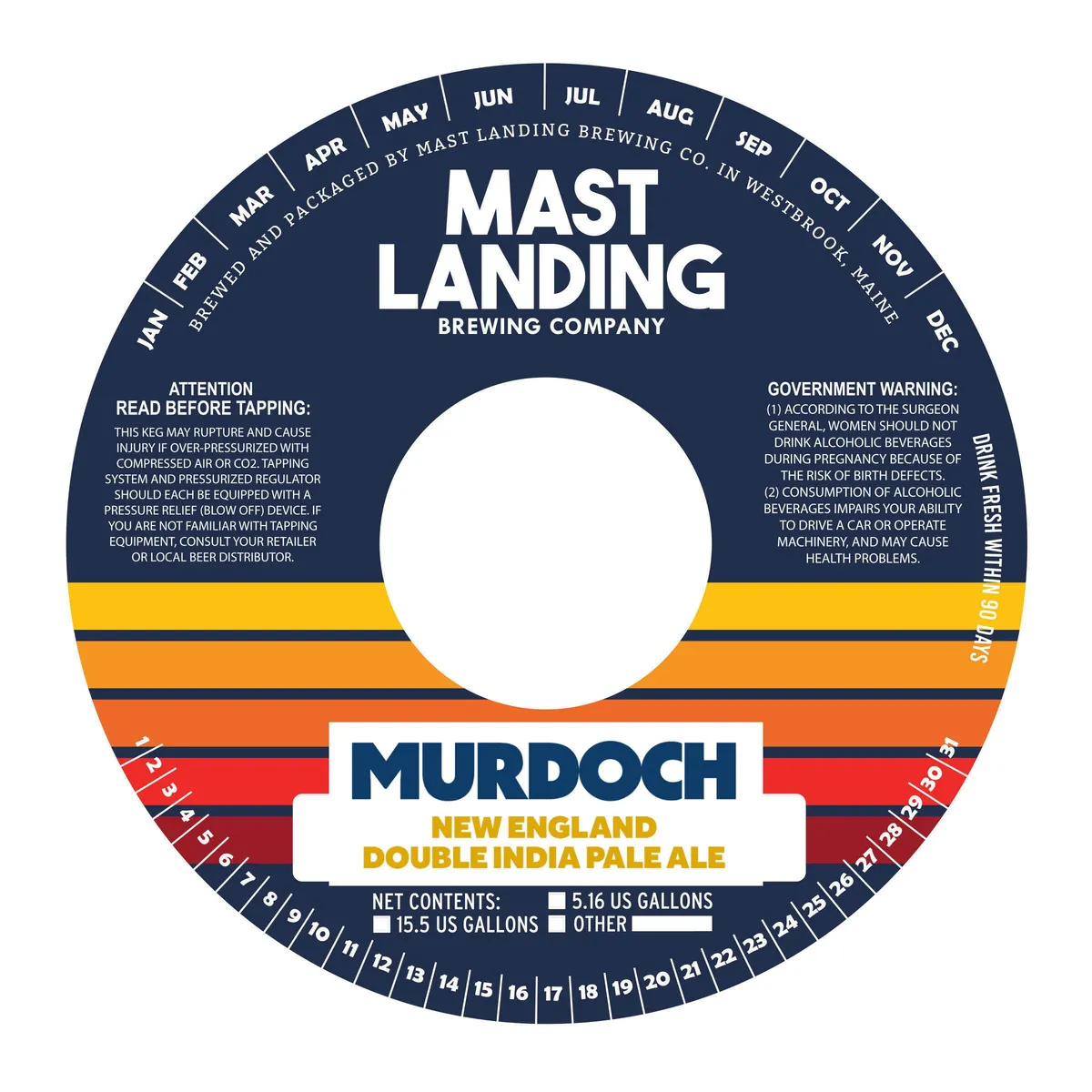 Murdoch — full label as filed with TTB