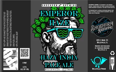Emperor Haze Hazy India Pale Ale label