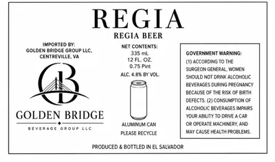 Regia Beer label