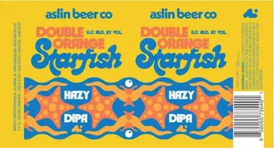 Double Orange Starfish label