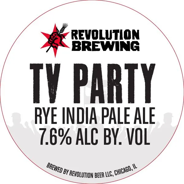 TV Party — full label as filed with TTB