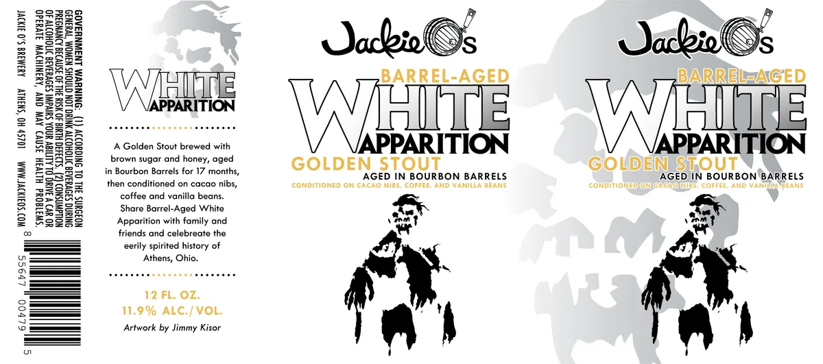 Barrel-Aged White Apparition — full label as filed with TTB