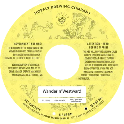 Wanderin' Westward label