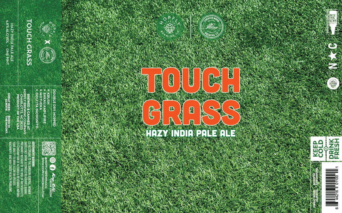 Touch Grass — full label as filed with TTB