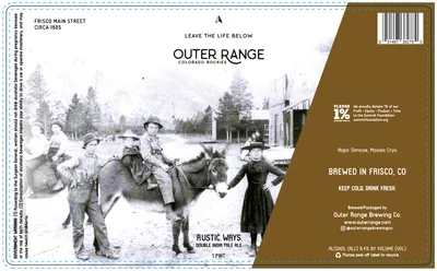 Rustic Ways label