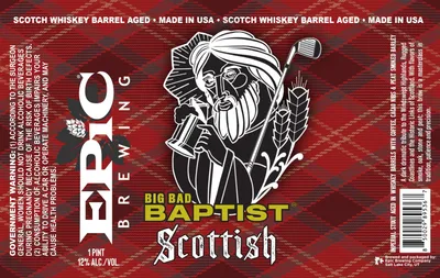Big Bad Baptist Scottish label
