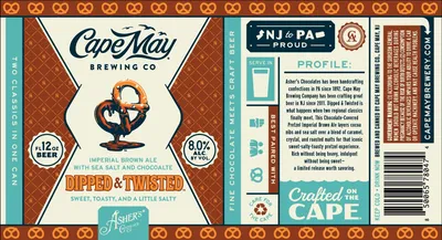 Dipped & Twisted label