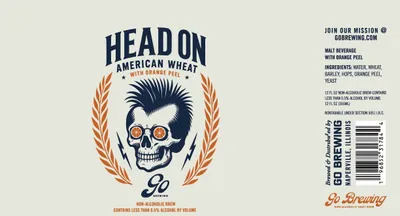 Head On American Wheat label