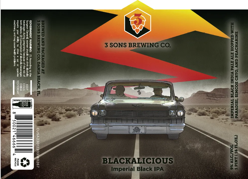 Blackalicious — full label as filed with TTB