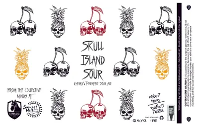 Skull Island Sour label