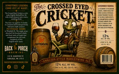 The Crossed Eyed Cricket label