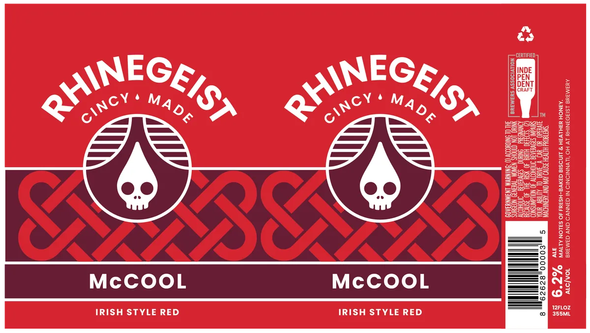 McCool — full label as filed with TTB